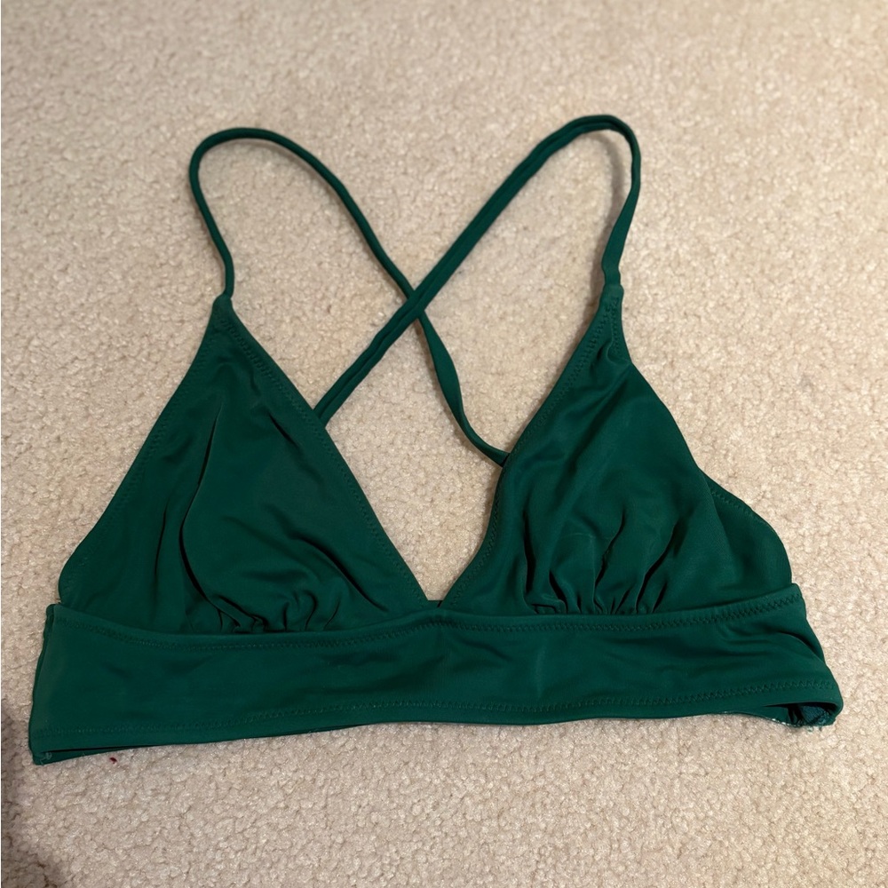 Green Swim Top